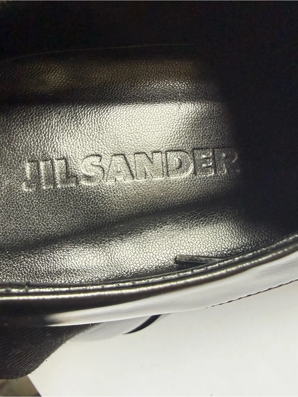 Jil Sander Black Leather Derby Men’s Shoes | Size EU: 37 - USA Size: 4–4.5